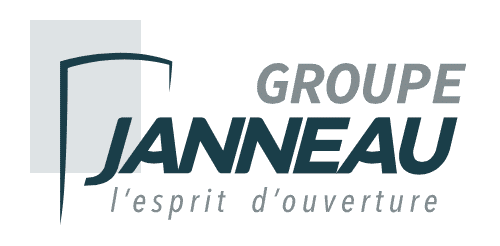 Groupe Janneau logo noir et fond blanc