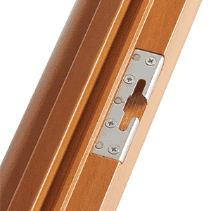 zoom gache securité menuiserie bois