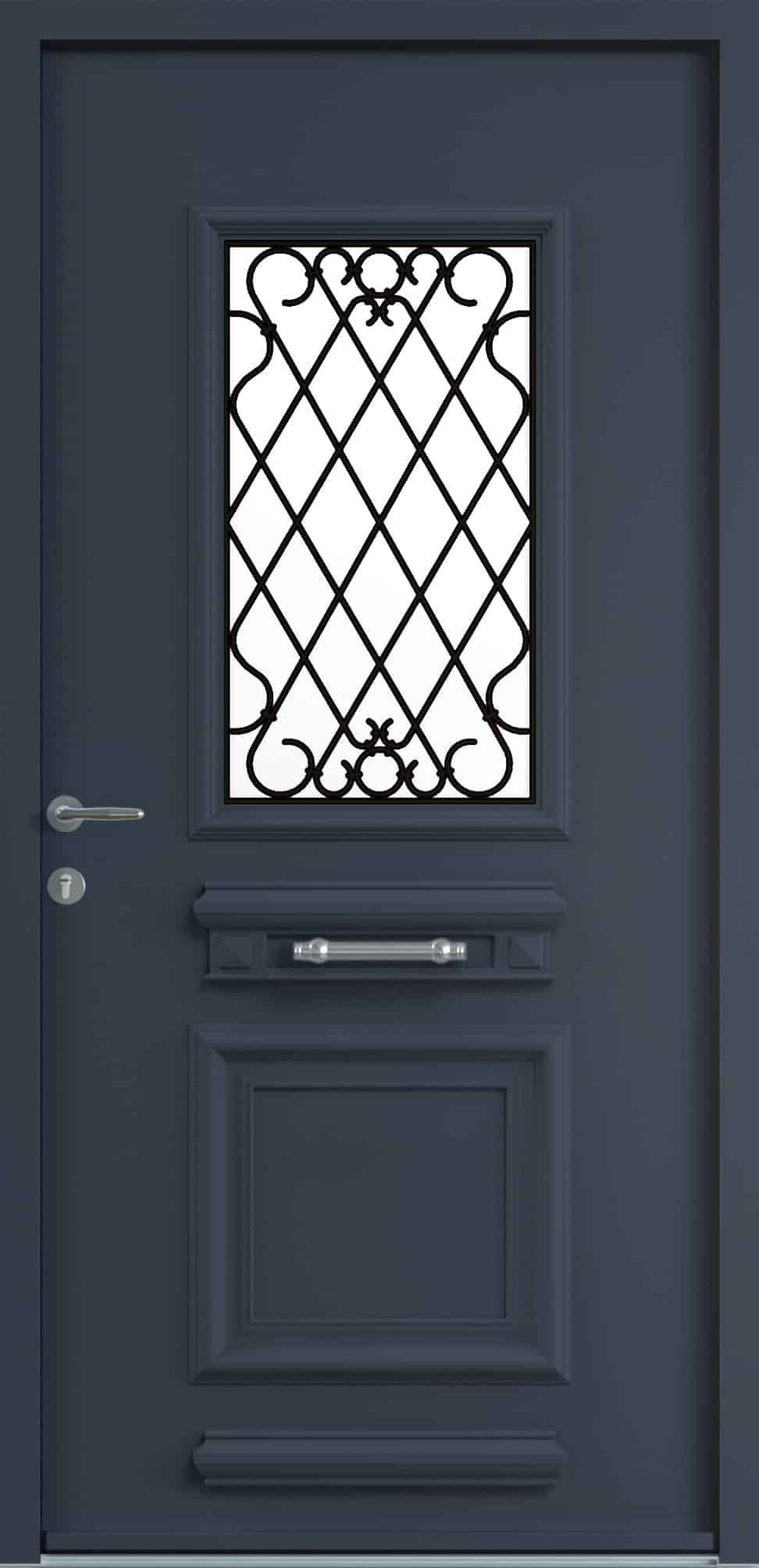 SPENCER 1 Grille Rustica noire BT12 Bleu 2700